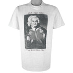 Vintage - Johann Sebastian Bach "The Song Goes On" T-Shirt 1991 Large
