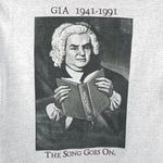 Vintage - Johann Sebastian Bach Single Stitch T-Shirt 1991 Large Vintage Retro