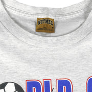 Vintage (Nutmeg) - World Cup USA Striker Pup Mascot Single Stitch T-Shirt 1994 X-Large Vintage Retro Football