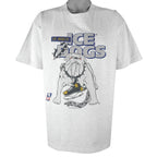 Vintage - Los Angeles Ice Dogs IHL Single Stitch T-Shirt 1995 X-Large Vintage Retro Hockey