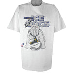 Vintage - Los Angeles Ice Dogs IHL Single Stitch T-Shirt 1995 X-Large Vintage Retro Hockey