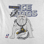 Vintage - Los Angeles Ice Dogs IHL Single Stitch T-Shirt 1995 X-Large Vintage Retro Hockey