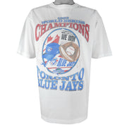 MLB - Toronto Blue Jays Champs Single Stitch T-Shirt 1993 Large Vintage Retro Baseball