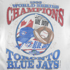 MLB - Toronto Blue Jays Champs Single Stitch T-Shirt 1993 Large Vintage Retro Baseball