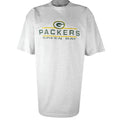 NFL (Logo 7) - Green Bay Packers Embroidered Single Stitch T-Shirt 1990s XX-Large Vintage Retro Football