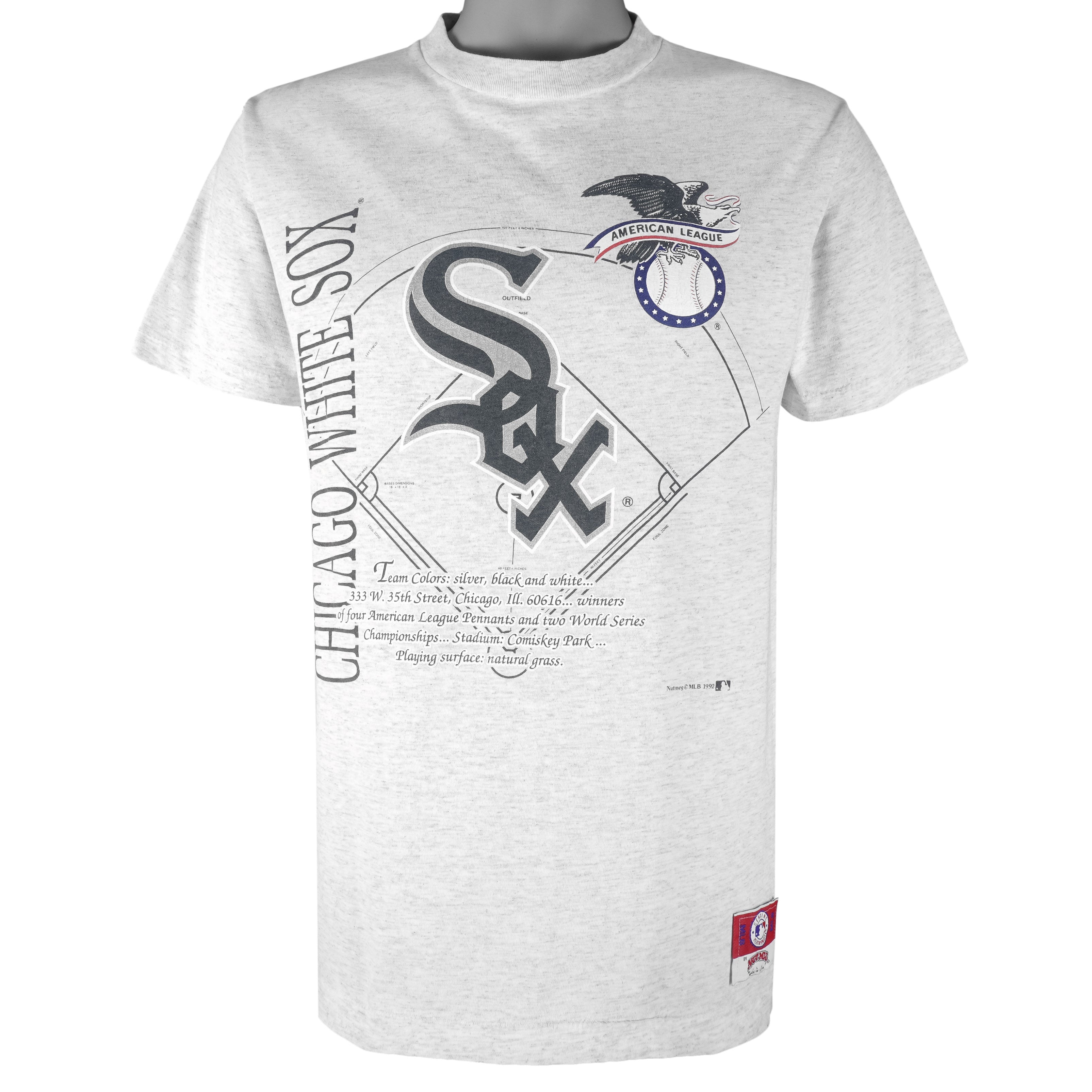 Vintage MLB (Nutmeg) - Chicago White Sox Single Stitch T-Shirt 1992 Large