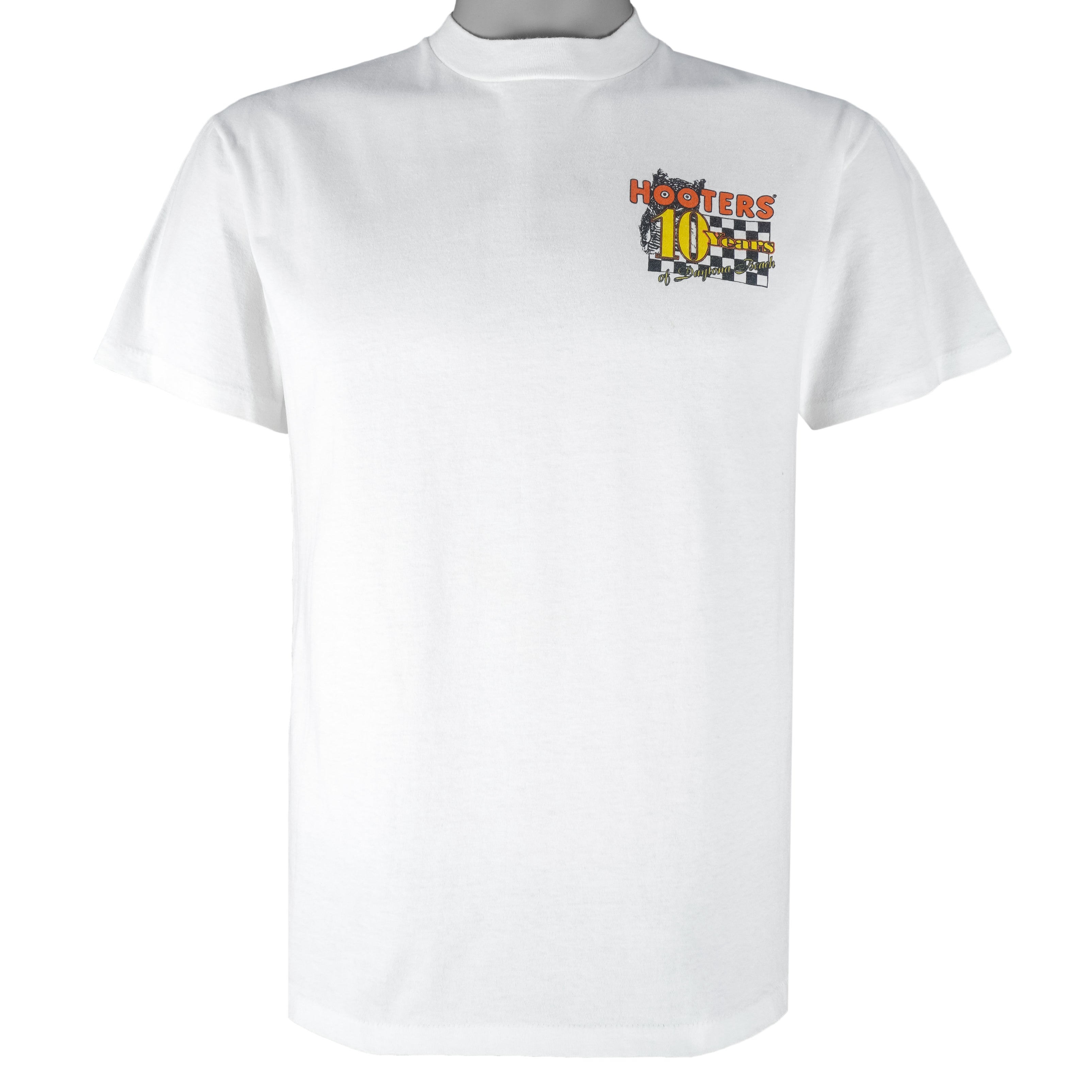 Vintage (Power Pro) - Hooters 10 Years Of Daytona Beach T-Shirt 1990s Medium Vintage Retro