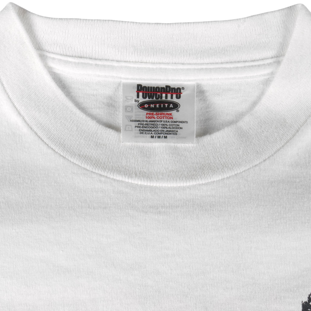 Vintage (Power Pro) - Hooters 10 Years Of Daytona Beach T-Shirt 1990s Medium