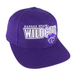 NCAA (Sports Specialties) - Kansas Wildcats Snapback Hat 1990s OSFA Vintage Retro Football College 