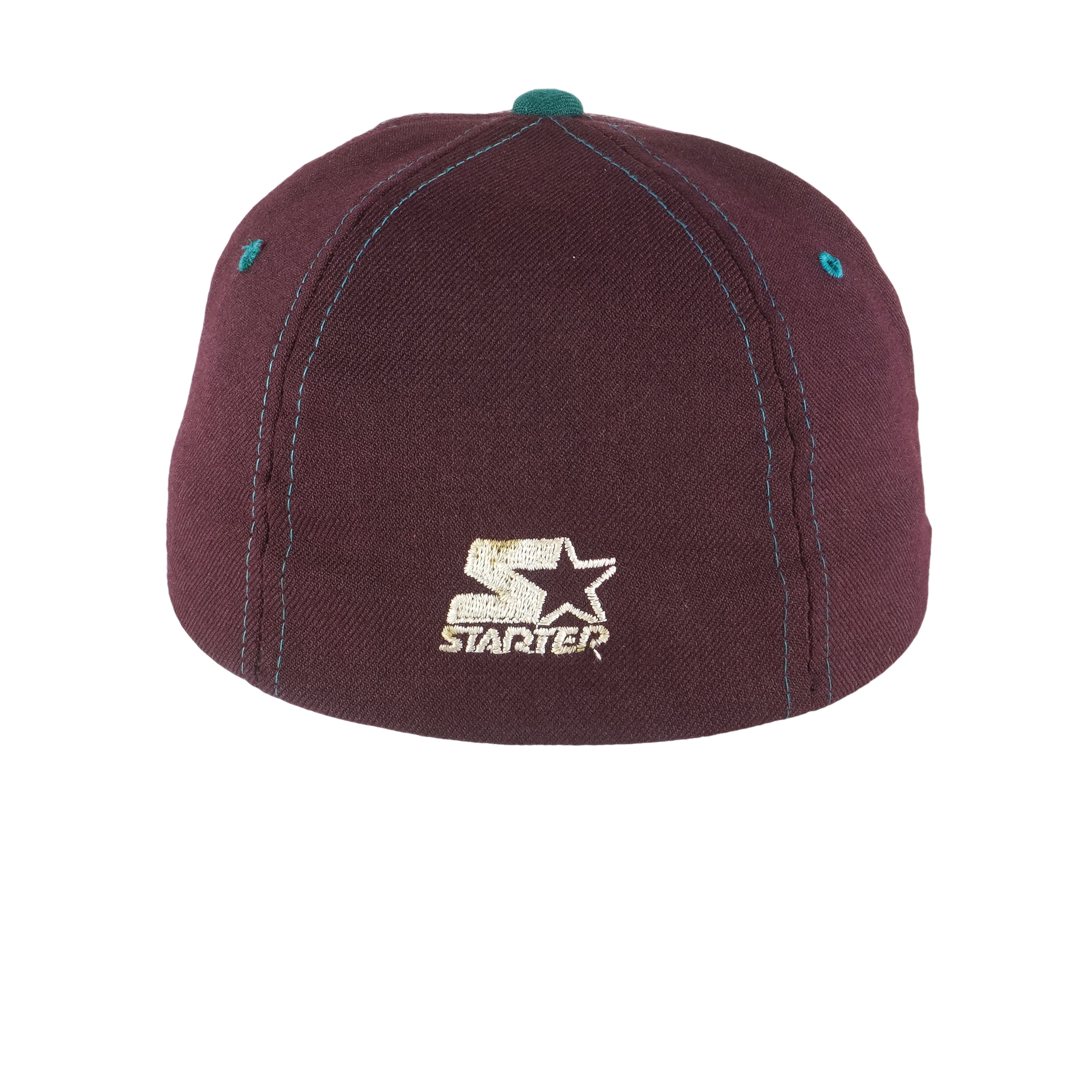 Starter - Anaheim Mighty Ducks Fitted Hat 1990s 6 5/8-71/8 Vintage Retro Hockey