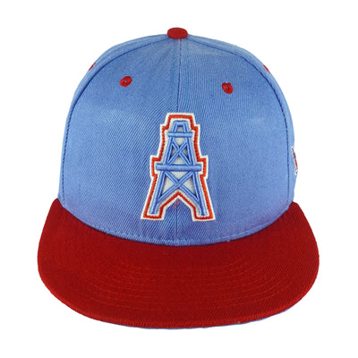 NFL (Mitchell & Ness) - Houston Oilers Embroidered Snapback Hat 2000s OSFA