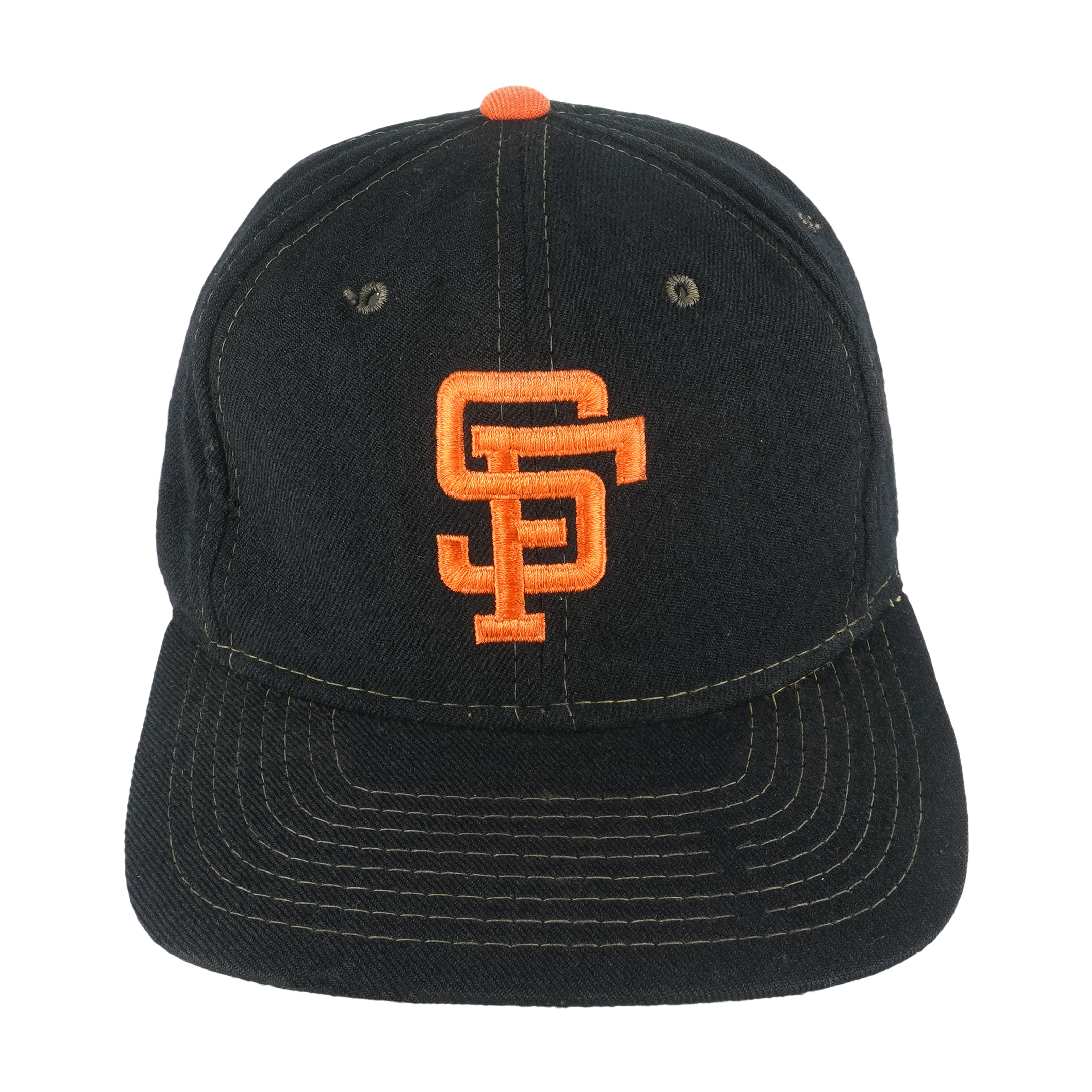 SF Giants Black & White Fitted Cap - Craze Fashion