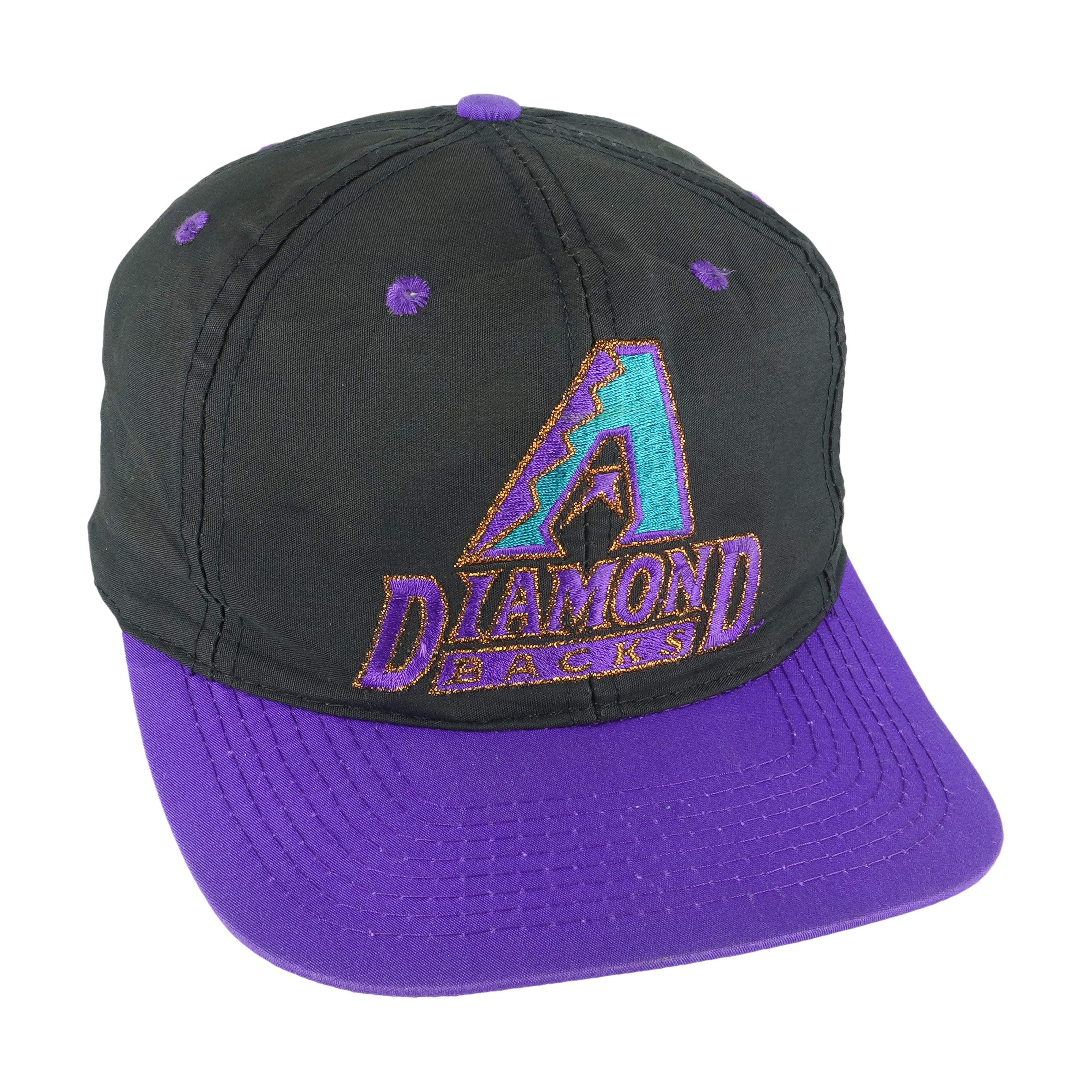 MLB (Logo 7) - Arizona Diamondbacks Snapback Hat 1990s OSFA Vintage Retro Baseball