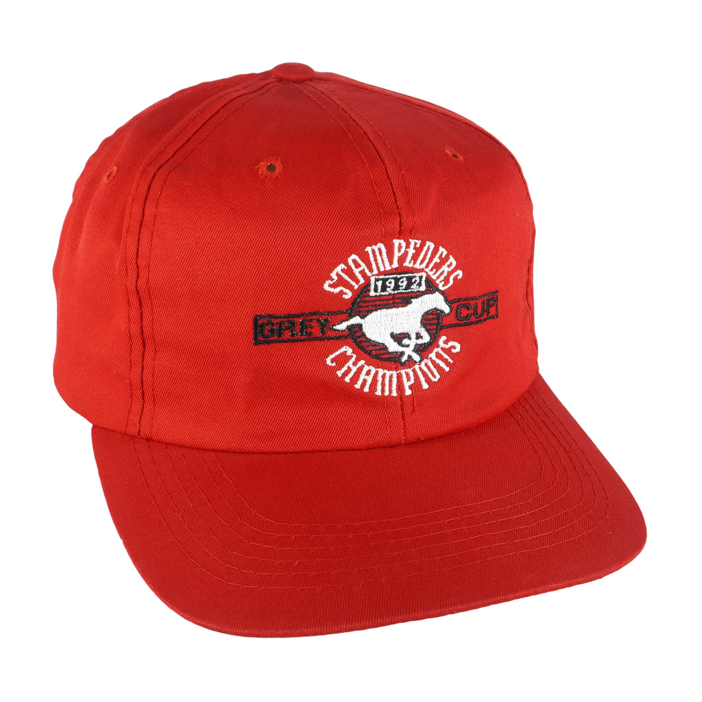 Starter (CFL) - Calgary Stampeders Embroidered Snapback Hat 1992 OSFA Vintage Retro