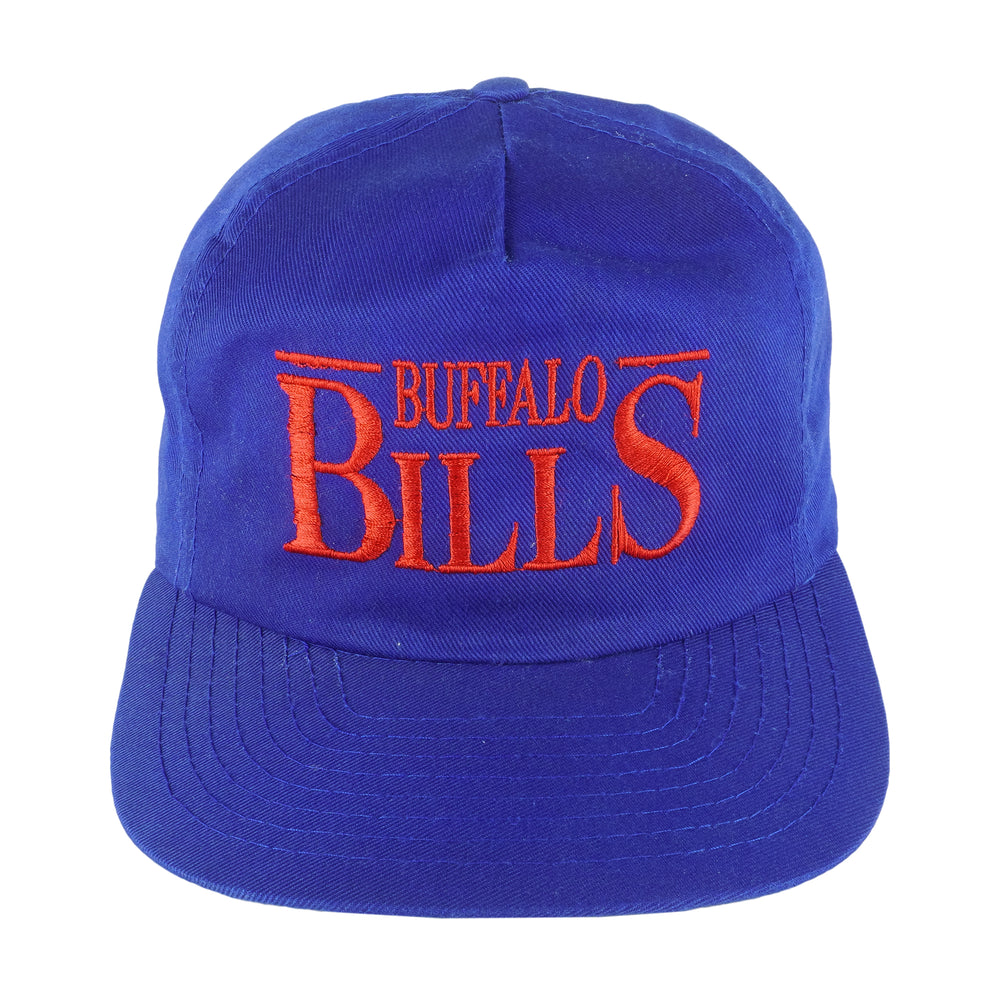 NFL (Annco) - Buffalo Bills Embroidered Strapback Hat 1990s OSFA Vintage Retro Football