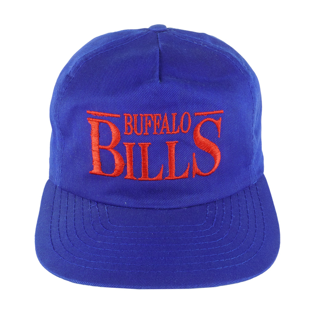 NFL (Annco) - Buffalo Bills Embroidered Strapback Hat 1990s OSFA Vintage Retro Football