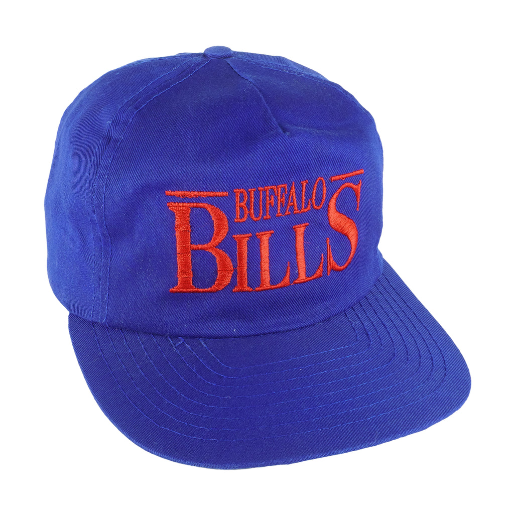 NFL (Annco) - Buffalo Bills Embroidered Strapback Hat 1990s OSFA Vintage Retro Football