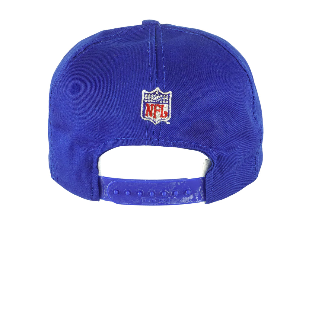 NFL (Annco) - Buffalo Bills Embroidered Strapback Hat 1990s OSFA Vintage Retro Football