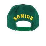 NBA (The G Cap) - Seattle SuperSonics Snapback Hat 1990s OSFA Vintage Retro Basketball