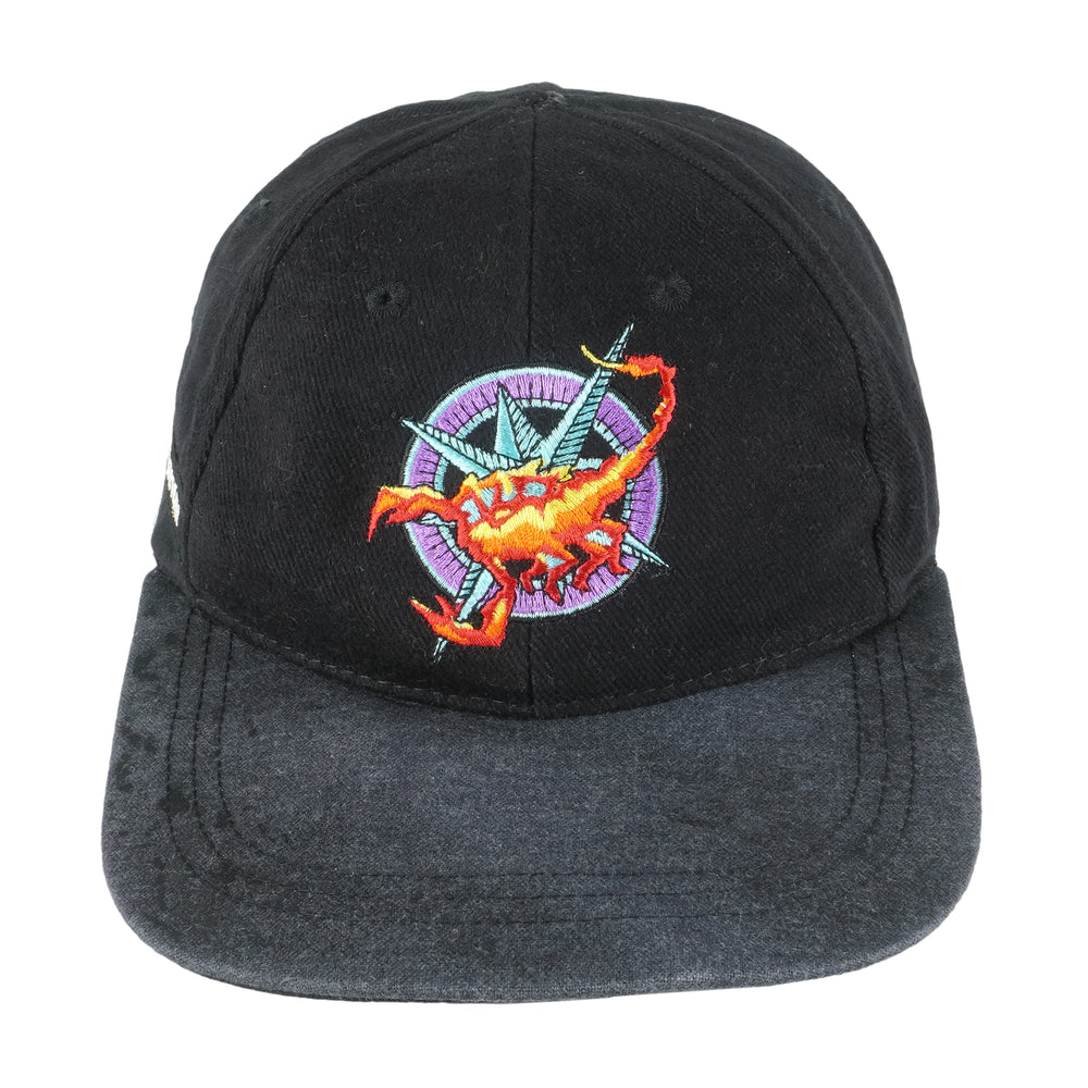 Vintage (Marlboro) - Black Scorpion Adventure Team Strapback Hat 1990s OSFA Vintage Retro