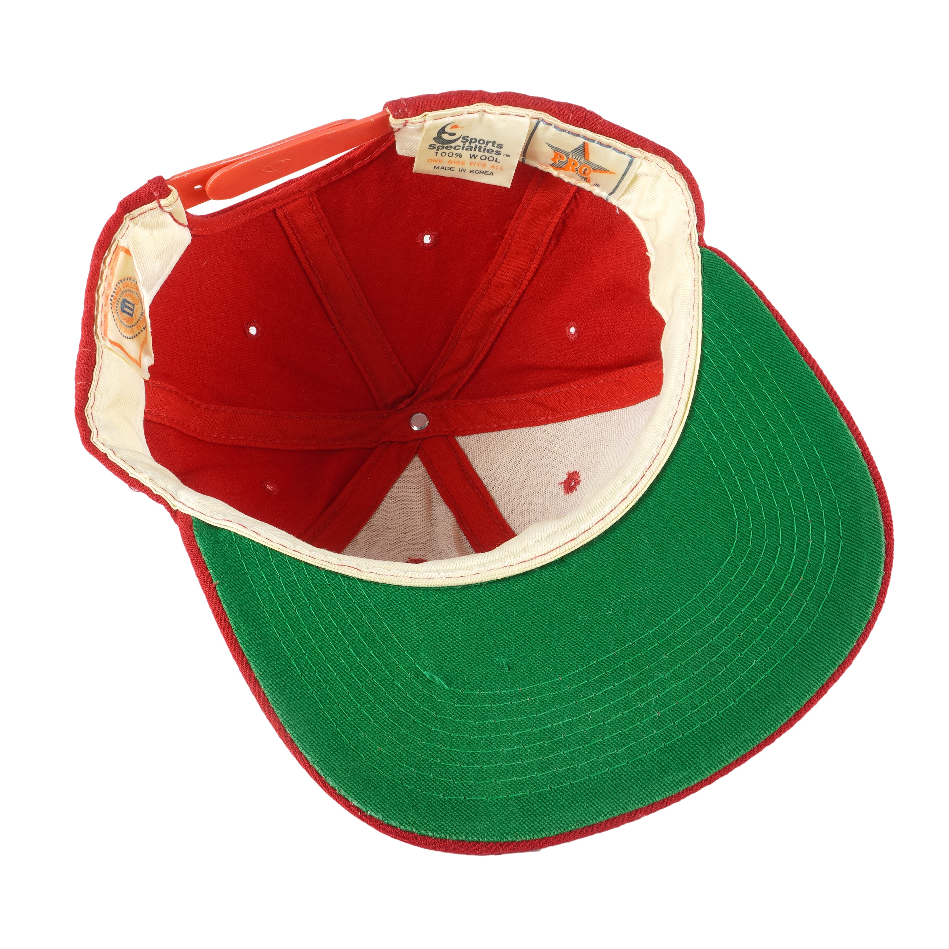 UNLV Runnin' Rebels snapback interior with green underbill