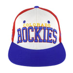 NHL (Zephyr) - Colorado Rockies Throwback Embroidered Snapback Hat 2000s OSFA
