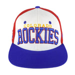 NHL (Zephyr) - Colorado Rockies Throwback Embroidered Snapback Hat 2000s OSFA Vintage Retro Hockey