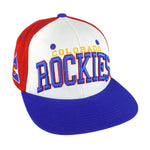 NHL (Zephyr) - Colorado Rockies Throwback Embroidered Snapback Hat 2000s OSFA Vintage Retro Hockey