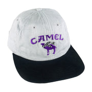 Vintage (Camel) - Smokin Joe Racing  Strap Back Hat 1990s OSFA Vintage Retro
