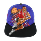 Vintage (Premore) - Slam Dunk Tomahawks Snapback Blue Hat 1990s OSFA Vintage Retro