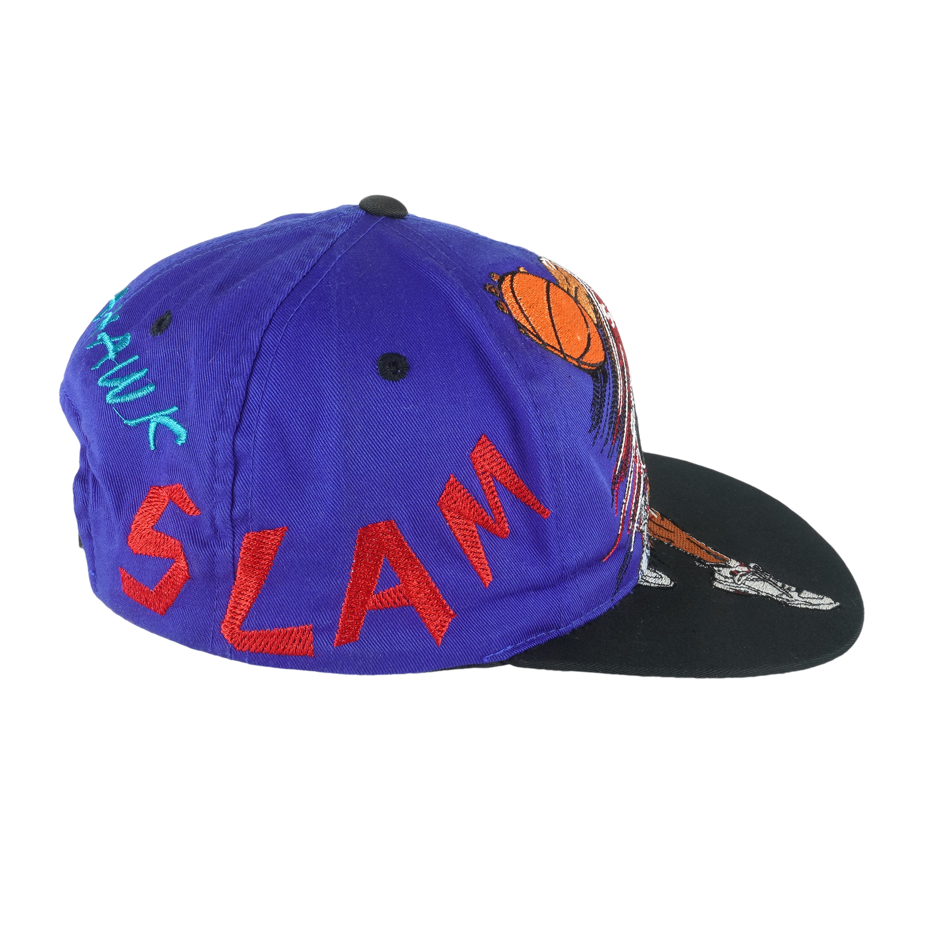 Vintage (Premore) - Slam Dunk Tomahawks Snapback Blue Hat 1990s OSFA Vintage Retro