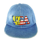 Looney Tunes - Tweety USA Embroidered Fitted Hat 1990s Vintage Retro