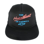 Vintage - Chevy The Heartbeat Of America Snapback Trucker Hat 1990s OSFA Vintage Retro