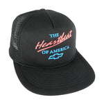 Vintage - Chevy The Heartbeat Of America Snapback Trucker Hat 1990s OSFA Vintage Retro