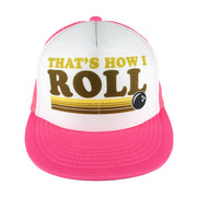 Vintage (Cobra) - That's Is How I Roll Bowling Snapback Trucker Hat 1990s OSFA Vintage Retro