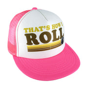 Vintage (Cobra) - That's Is How I Roll Bowling Snapback Trucker Hat 1990s OSFA Vintage Retro