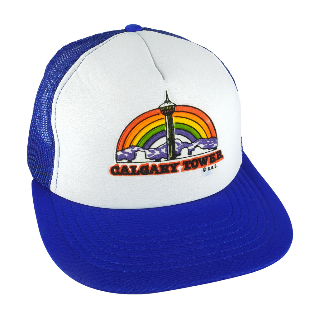 Vintage (NSC) - Calgary Tower Snapback Trucker Hat 1990s M/L Vintage Retro