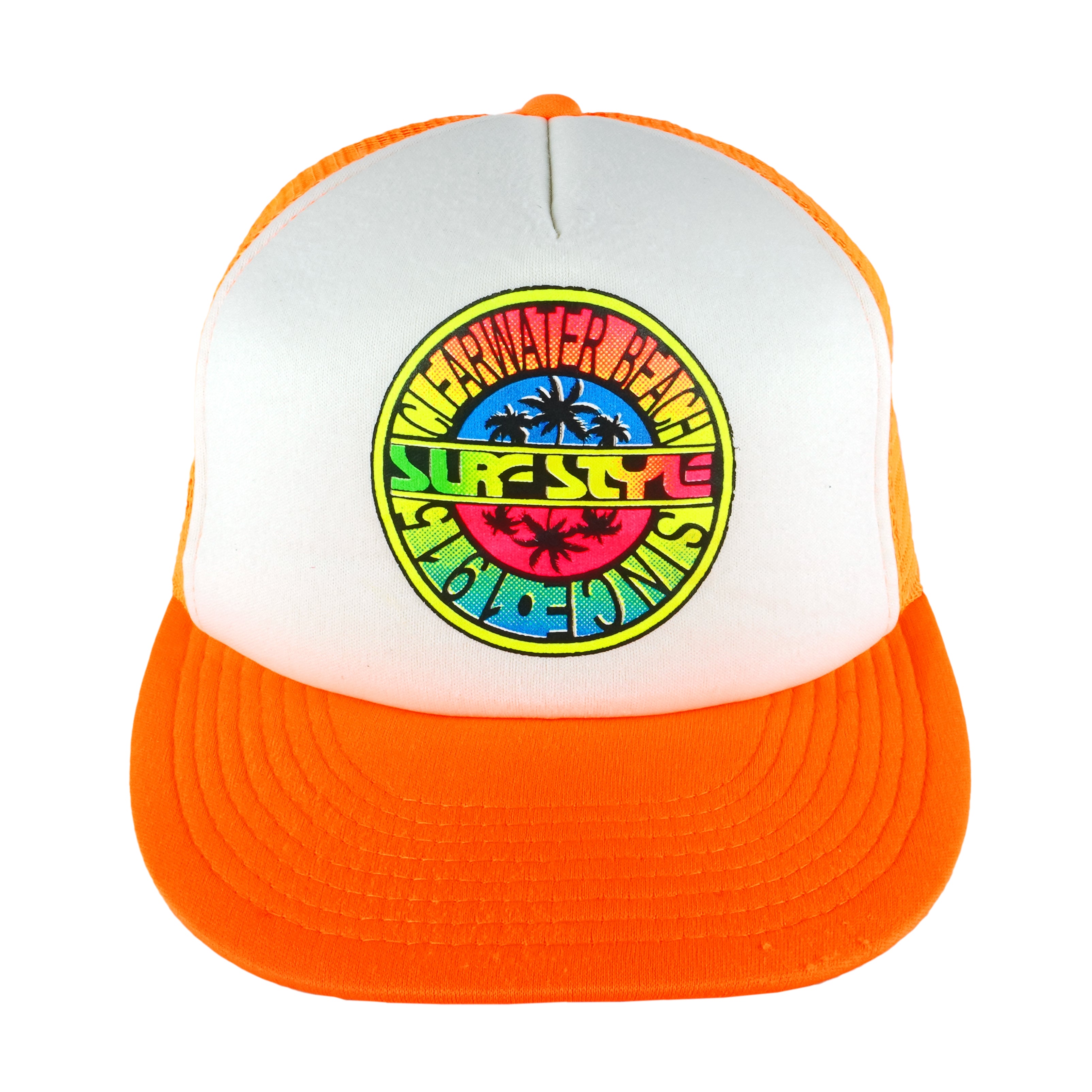 Vintage (Cobra) - Surf Style Clearwater Beach Snapback Trucker Hat 1990s OSFA Vintage Retro