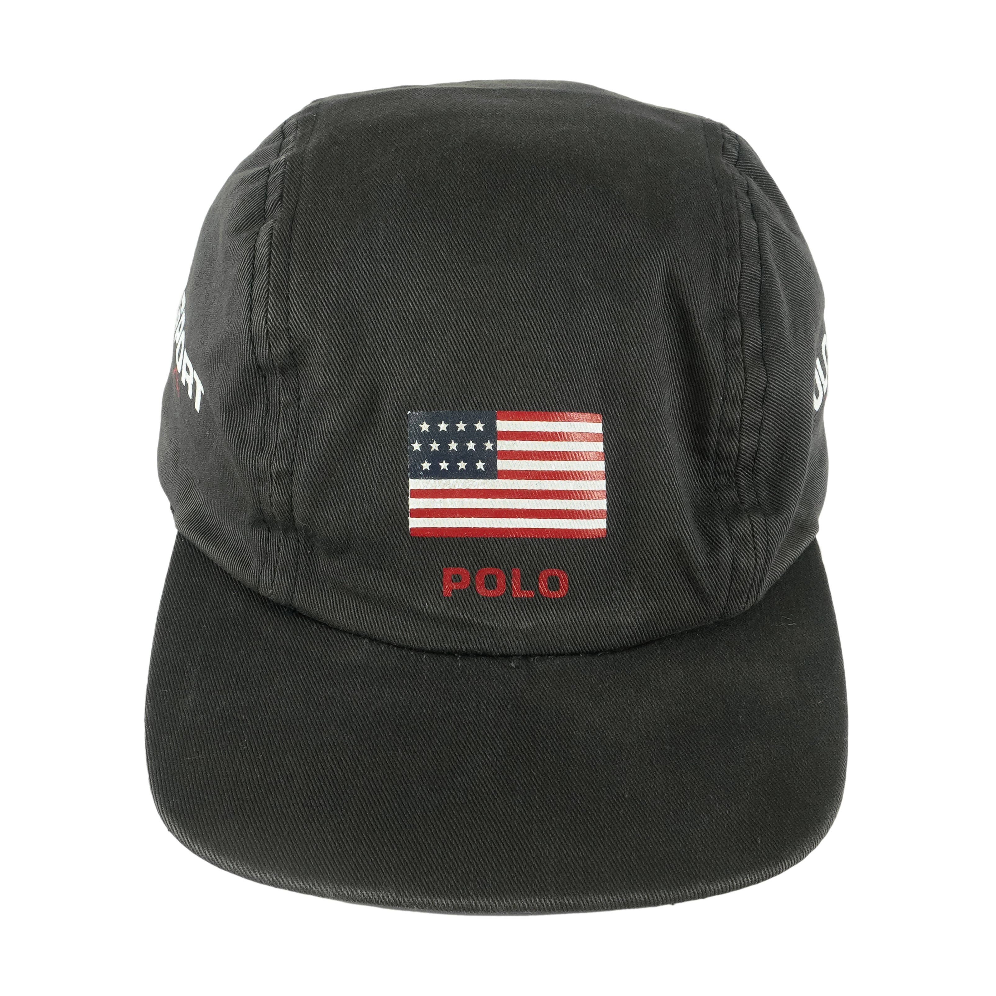 Ralph Lauren (Polo) - USA Sport Fitted Hat 1990s OSFA Vintage Retro