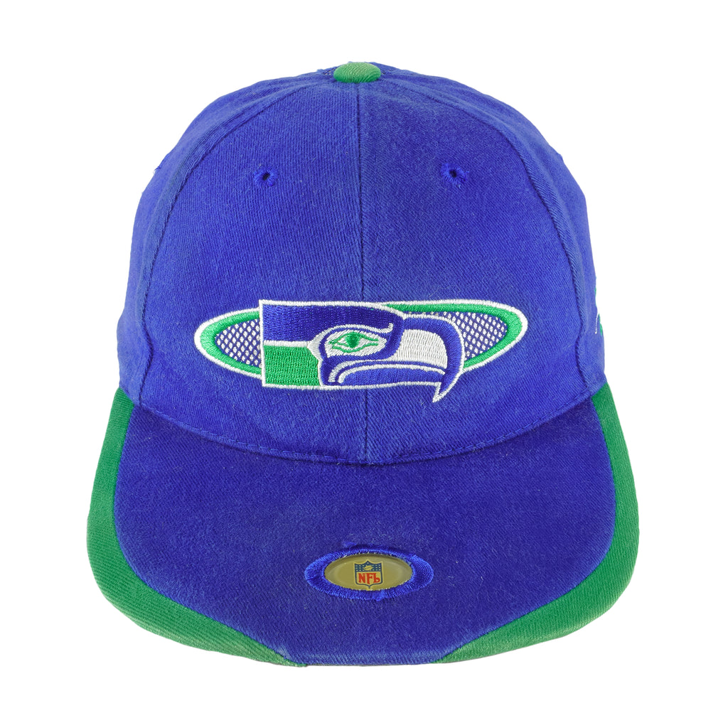 NFL (Sports Specialties) - Seattle Seahawks Embroidered Hat 1990s OSFA Vintage Retro Football