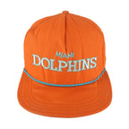 NFL - Miami Dolphins Embroidered Snapback Hat 1990s OSFA Vintage Retro Football