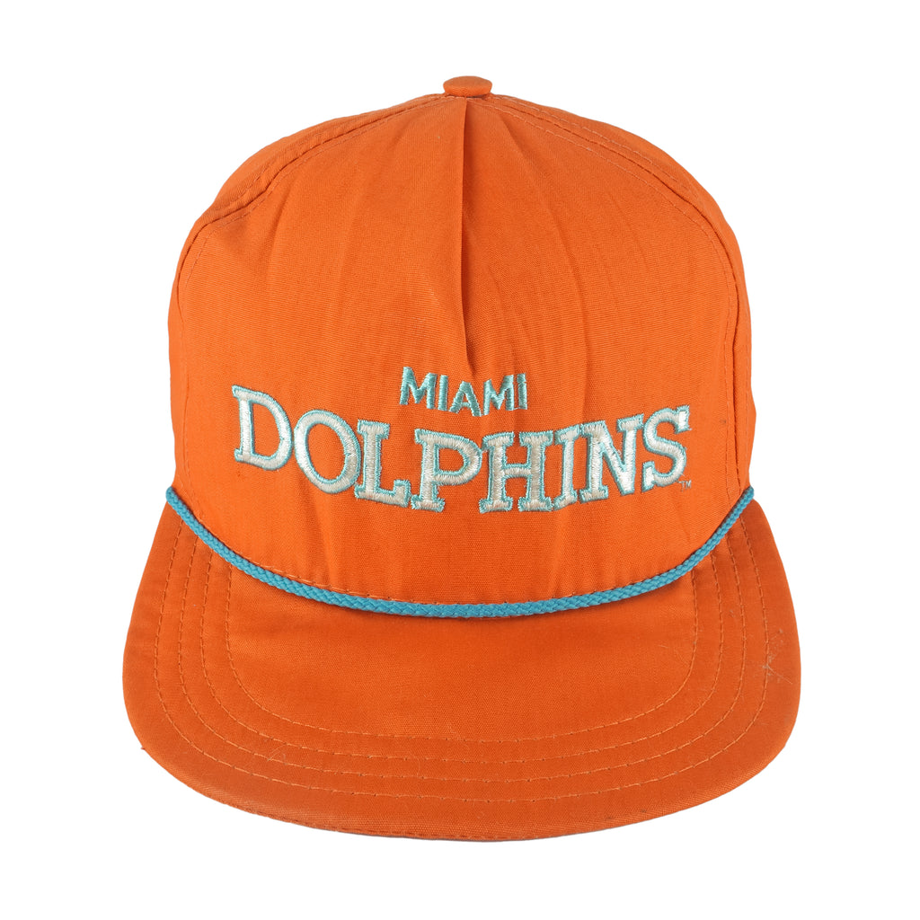 NFL - Miami Dolphins Embroidered Snapback Hat 1990s OSFA Vintage Retro Football