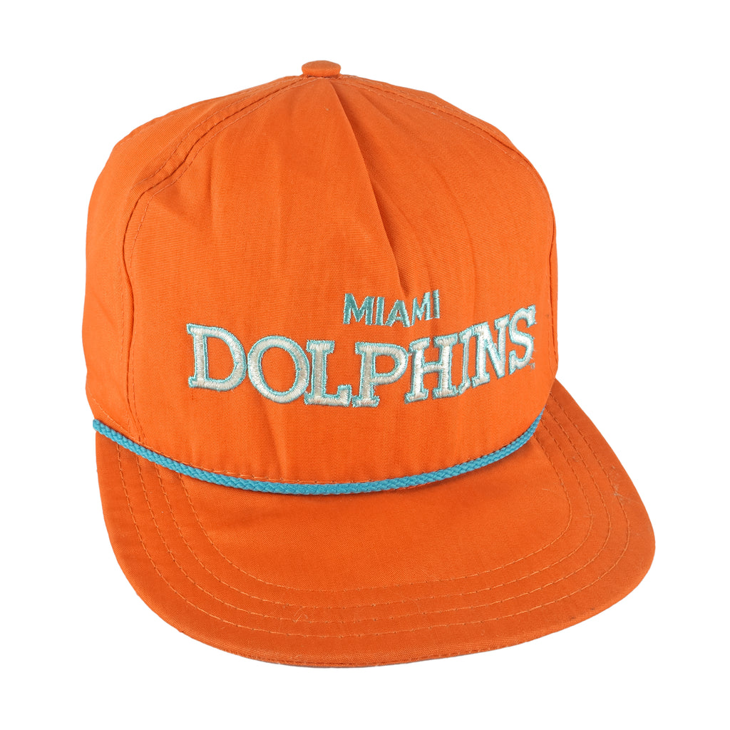 NFL - Miami Dolphins Embroidered Snapback Hat 1990s OSFA Vintage Retro Football