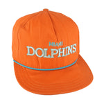 NFL - Miami Dolphins Embroidered Snapback Hat 1990s OSFA Vintage Retro Football