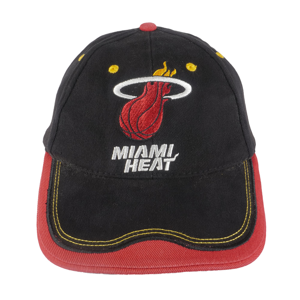 NBA - Miami Heat Basketball Wade 3 Strapback Hat 1990s OSFA Vintage Retro Basketball
