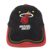 NBA - Miami Heat Basketball Wade 3 Strapback Hat 1990s OSFA Vintage Retro Basketball