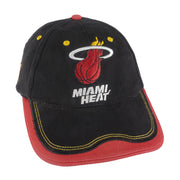 NBA - Miami Heat Basketball Wade 3 Strapback Hat 1990s OSFA Vintage Retro Basketball