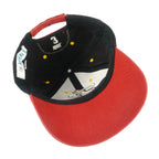 NBA - Miami Heat Basketball Wade 3 Strapback Hat 1990s OSFA Vintage Retro Basketball