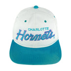 NBA (Sports Specialties) - Charlotte Hornets Snapback Hat 1990s OSFA Vintage Retro Basketball