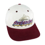 NHL (#1 Apparel) - Colorado Avalanche Snapback Hat 1990s OSFA Vintage Retro Hockey